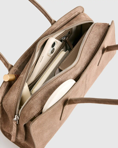 Bea Suede Shoulder Bag