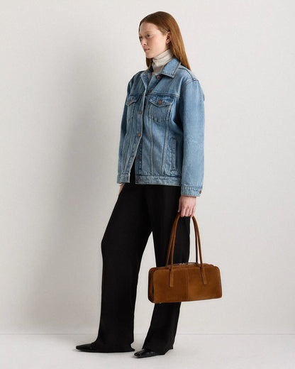 Bea Suede Shoulder Bag