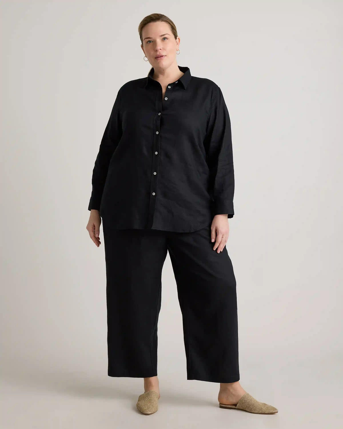 100% European Linen Long Sleeve Shirt
