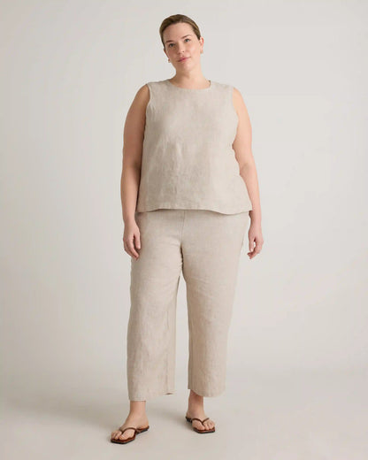 100% European Linen Tank