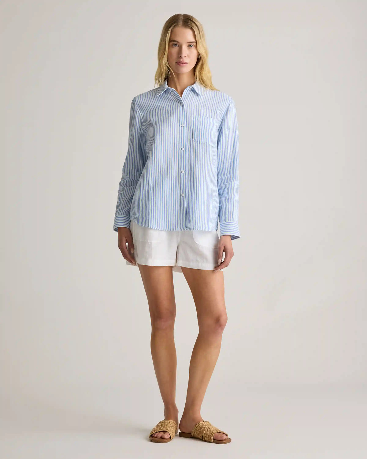 100% Organic Cotton Gauze Long Sleeve Shirt