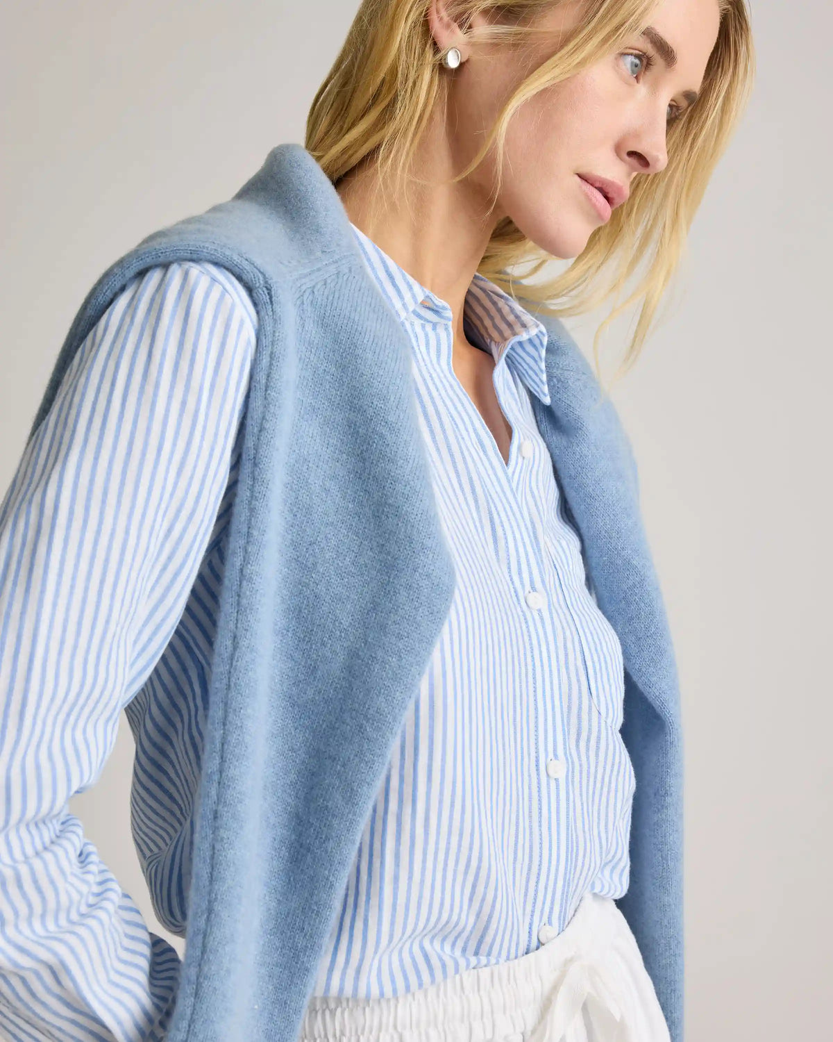 100% Organic Cotton Gauze Long Sleeve Shirt