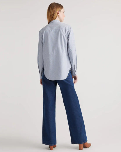100% Organic Cotton Poplin Long Sleeve Shirt