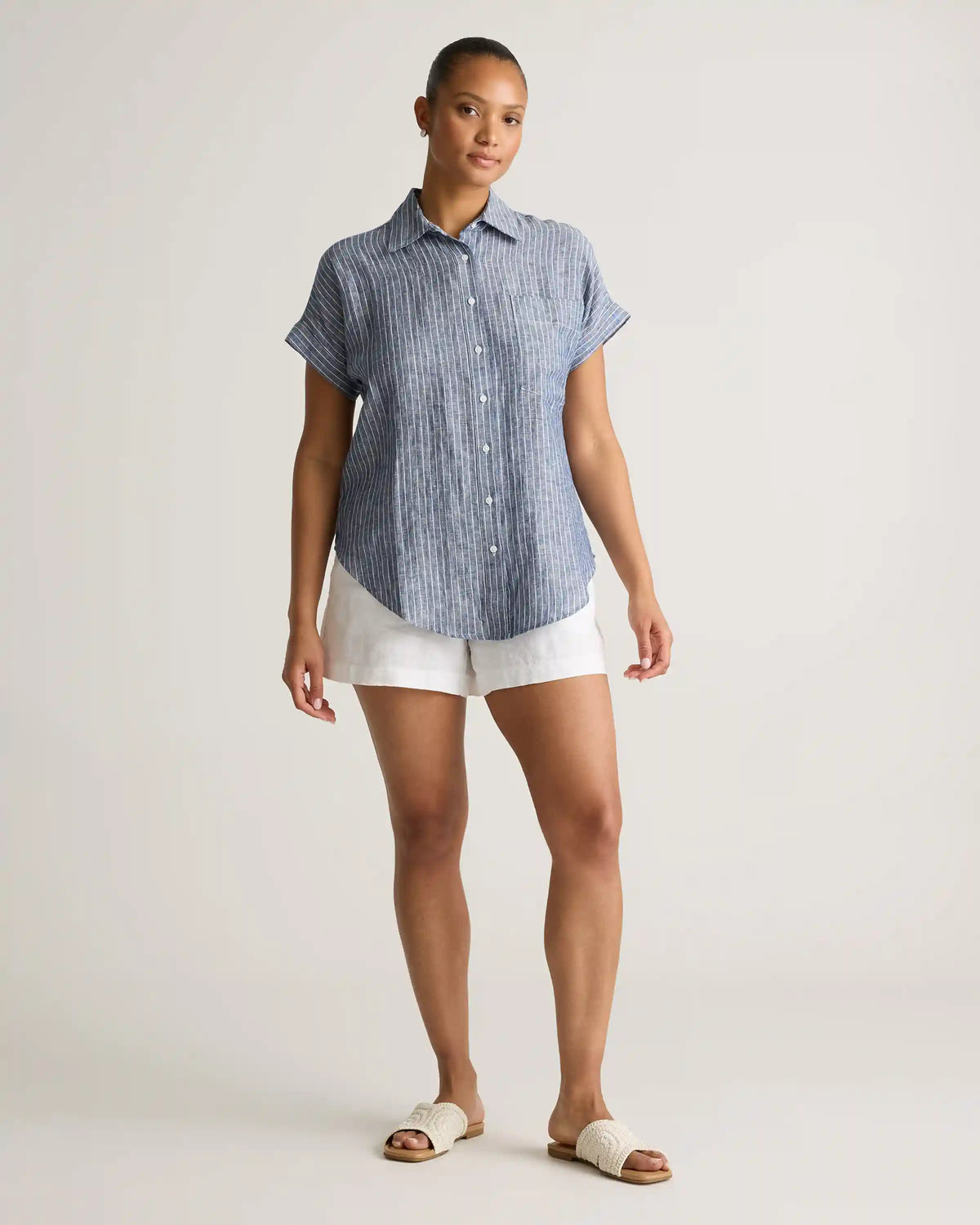 100% European Linen Camp Shirt