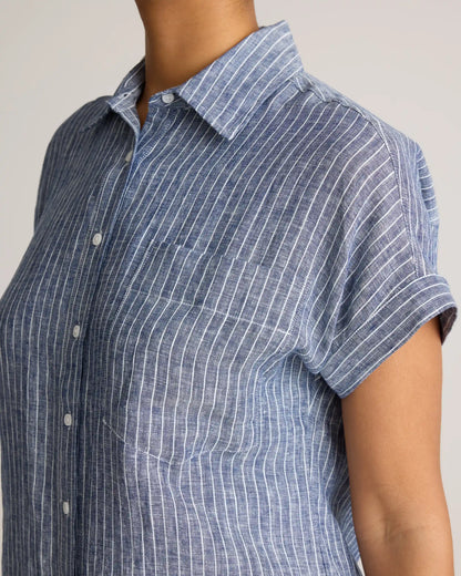 100% European Linen Camp Shirt
