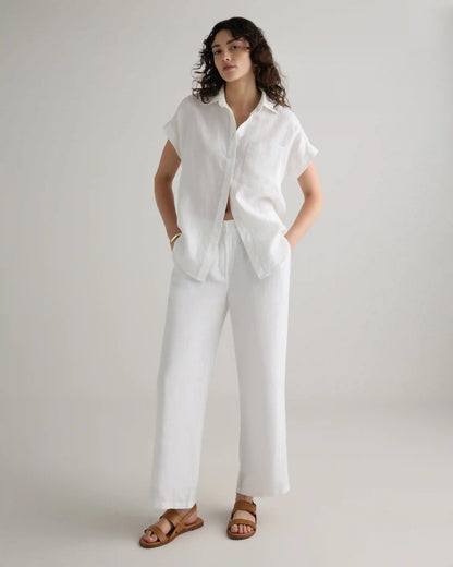 100% European Linen Camp Shirt