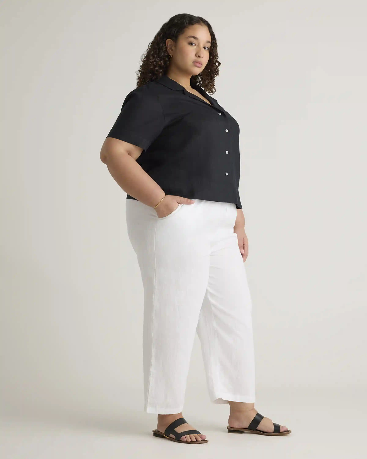 100% European Linen Short Sleeve Shirt
