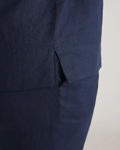 100% European Linen Short Sleeve Shirt