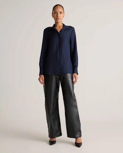 100% Silk Twill Blouse