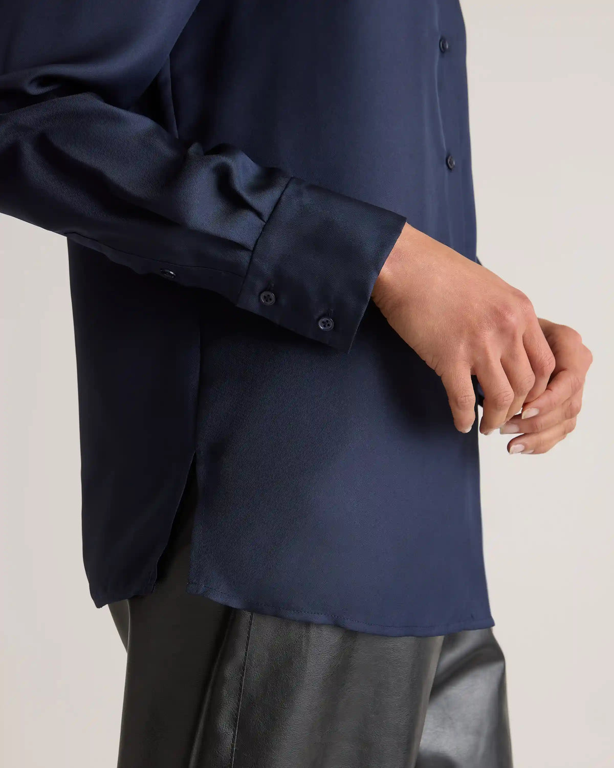 100% Silk Twill Blouse