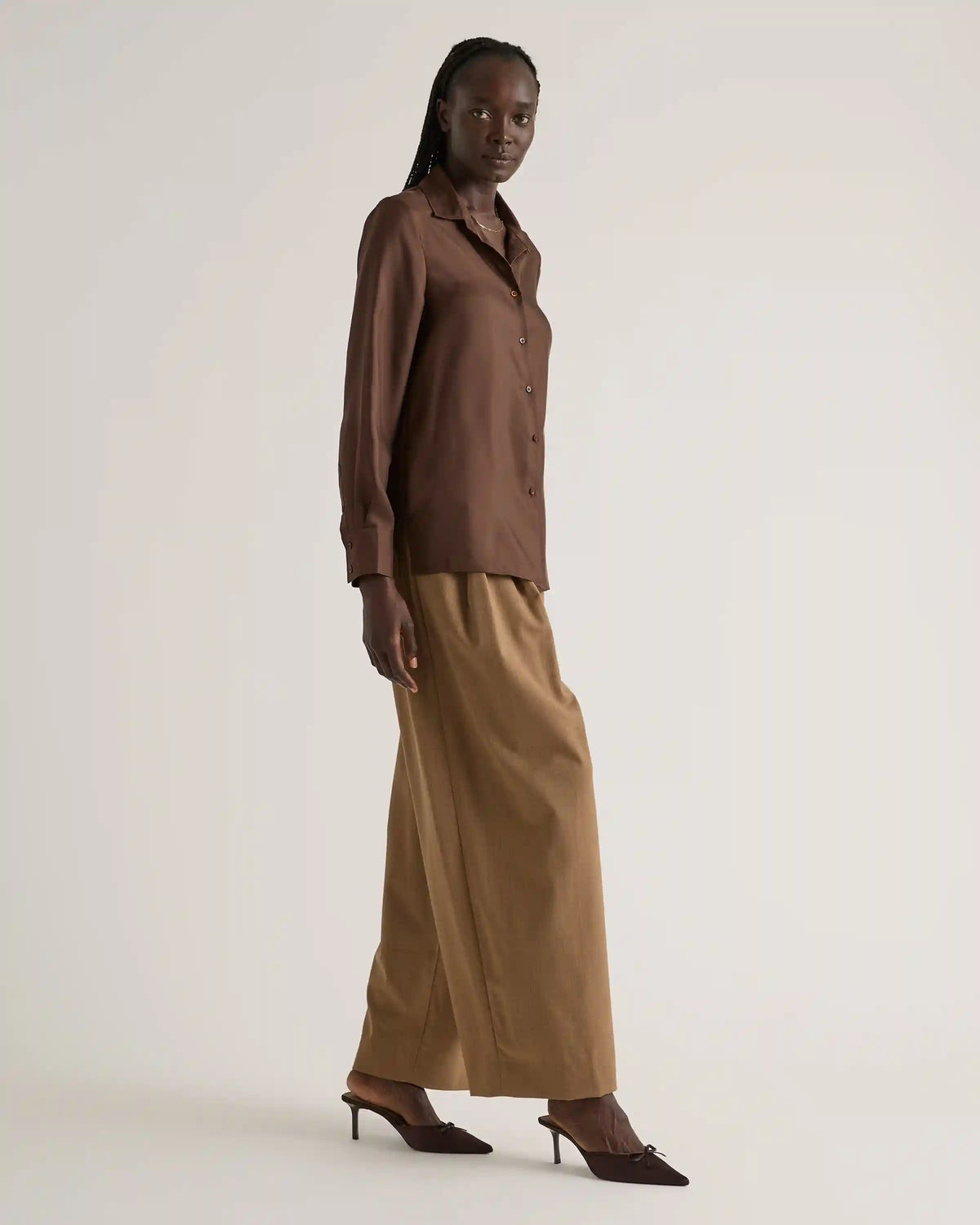 100% Silk Twill Blouse