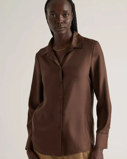 100% Silk Twill Blouse
