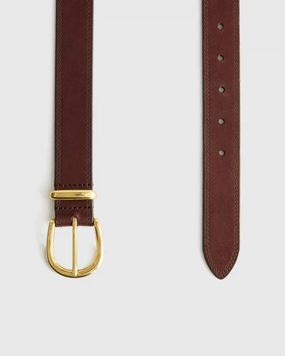 Allegra European Leather Belt