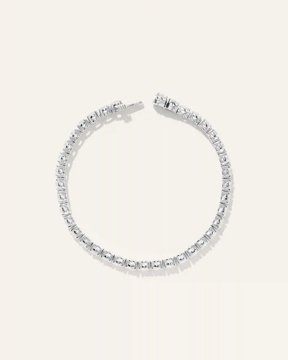 14K Gold Lab Grown Diamond Tennis Bracelet - 10ctw