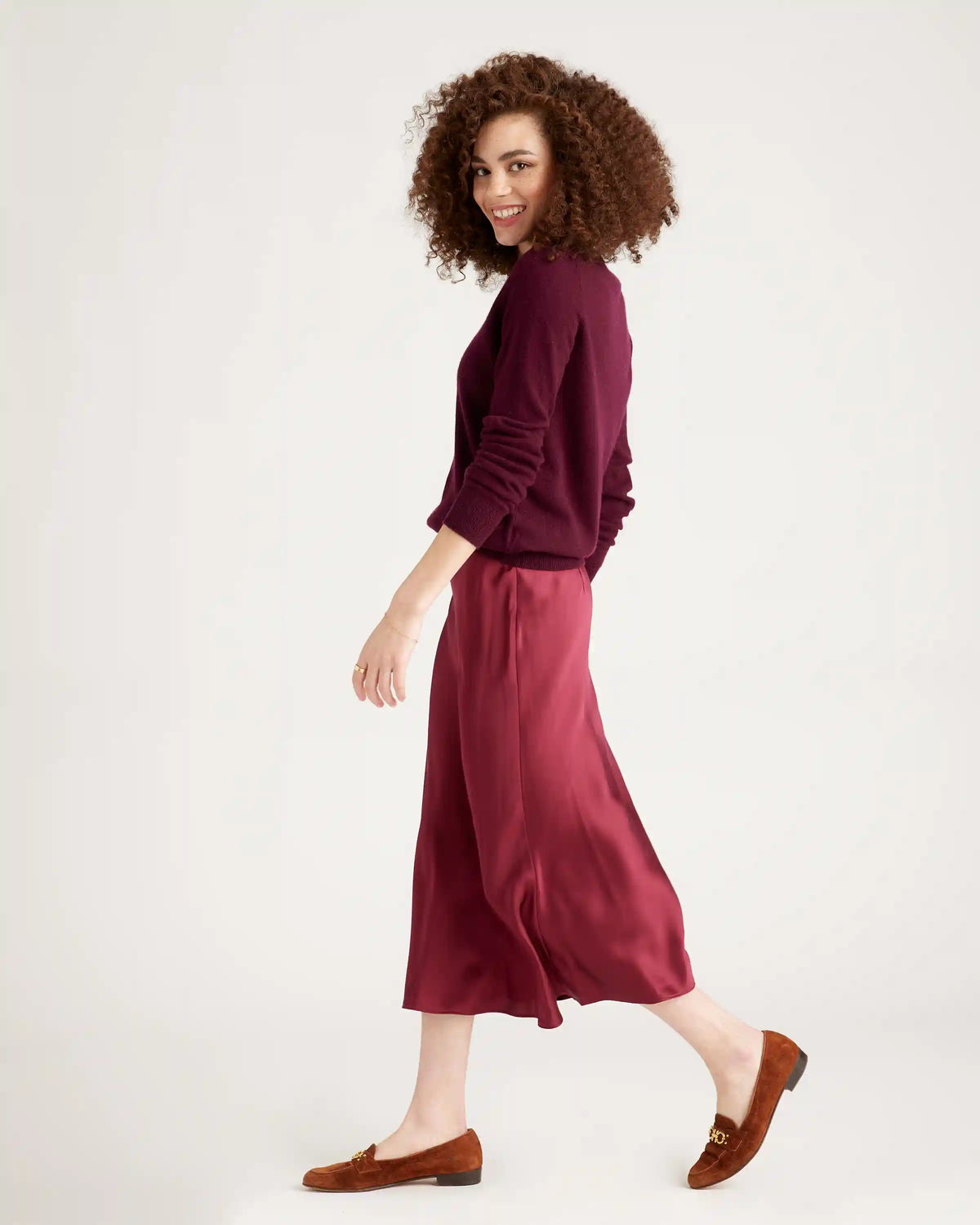 100% Washable Silk Skirt