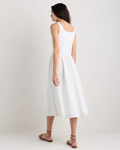 Cotton Mixed Media Tank Dress