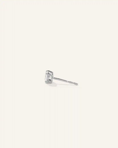 14K Gold Lab Grown Diamond Four-Prong Solitaire Studs - 0.50ctw