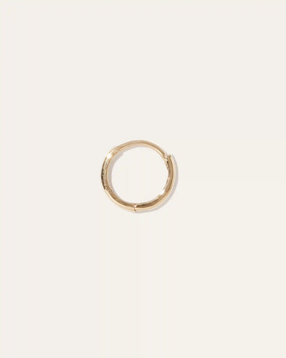 14K Gold Second Piercing Tiny Huggie - Single