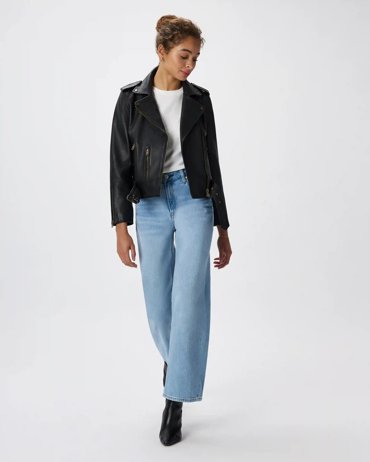 100% Leather Motorcycle Jacket