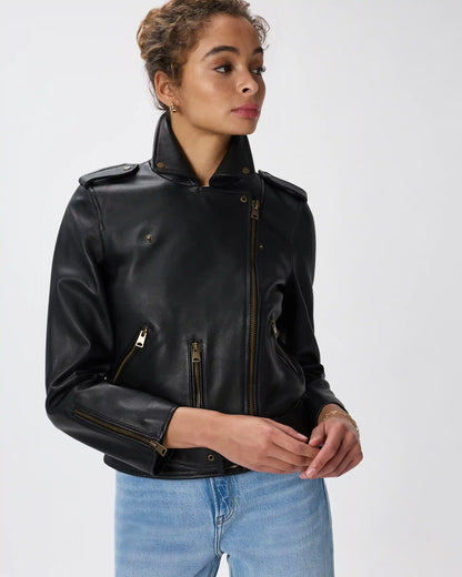 100% Leather Motorcycle Jacket