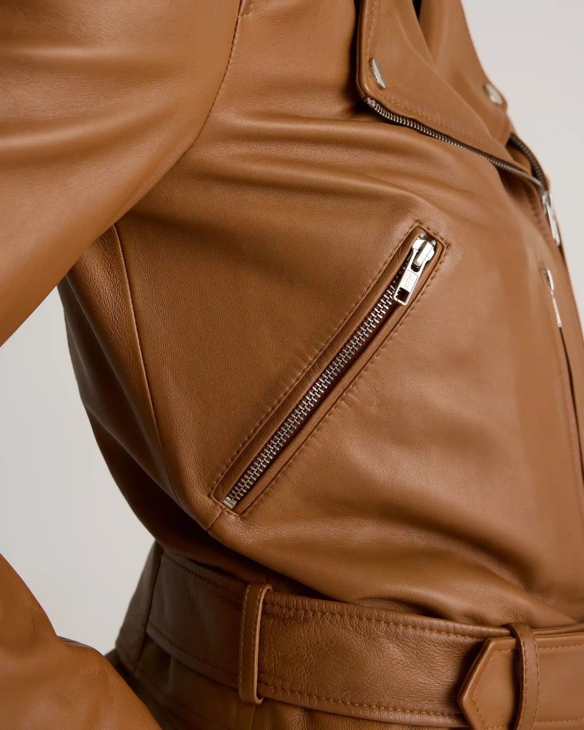 100% Leather Motorcycle Jacket
