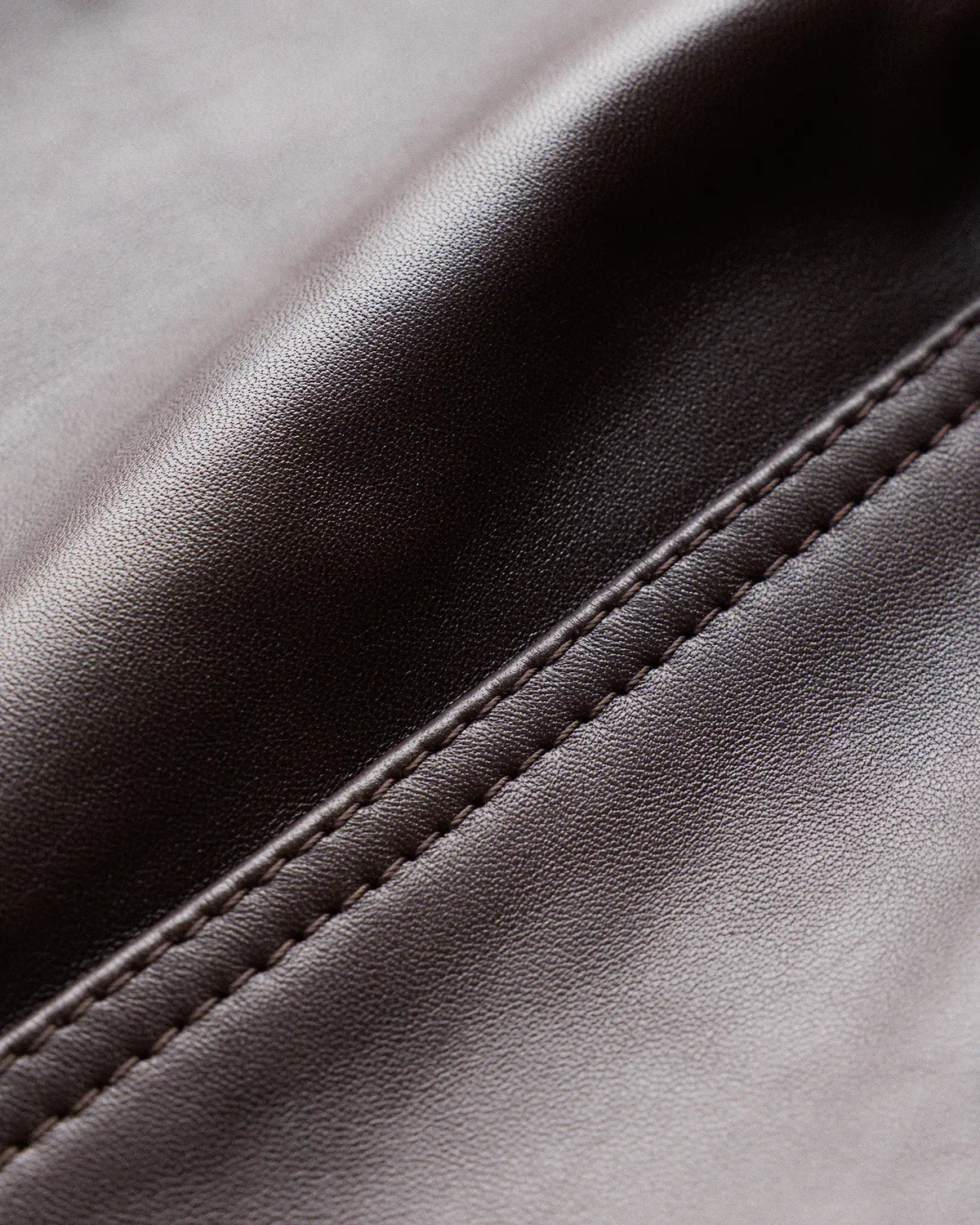 100% Leather Collarless Cropped Bubble Hem Jacket