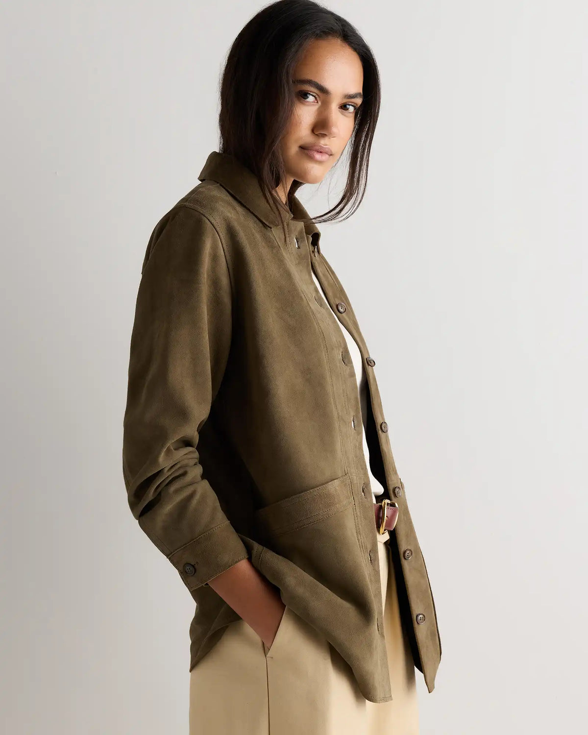 100% Suede Chore Jacket
