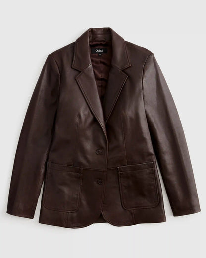 100% Leather Blazer