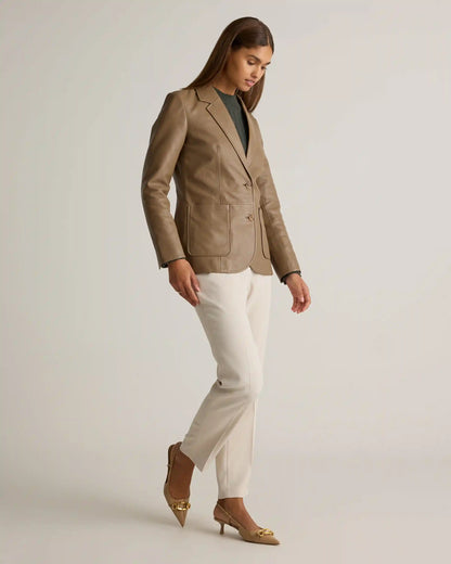 100% Leather Blazer