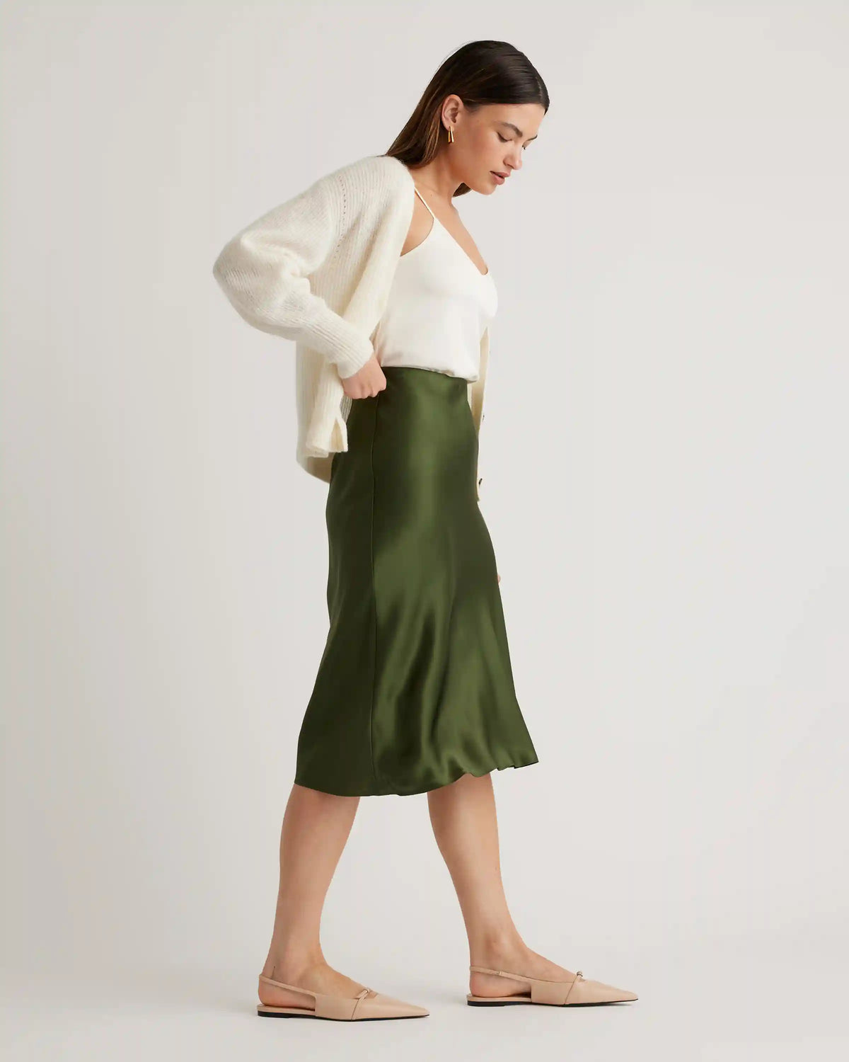 100% Washable Silk Skirt