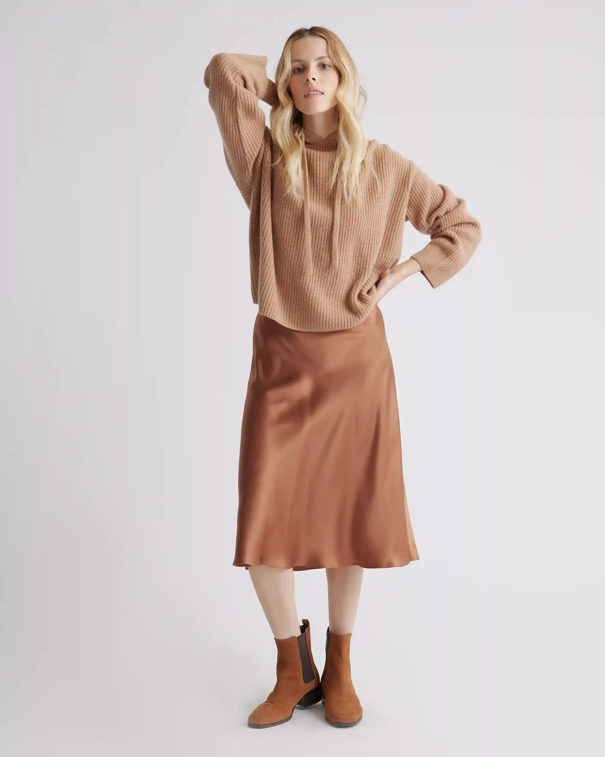 100% Washable Silk Skirt