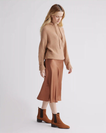 100% Washable Silk Skirt