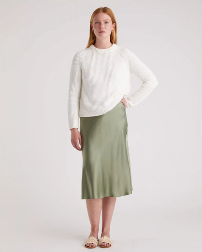 100% Washable Silk Skirt