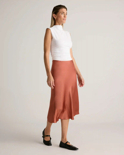100% Washable Silk Skirt