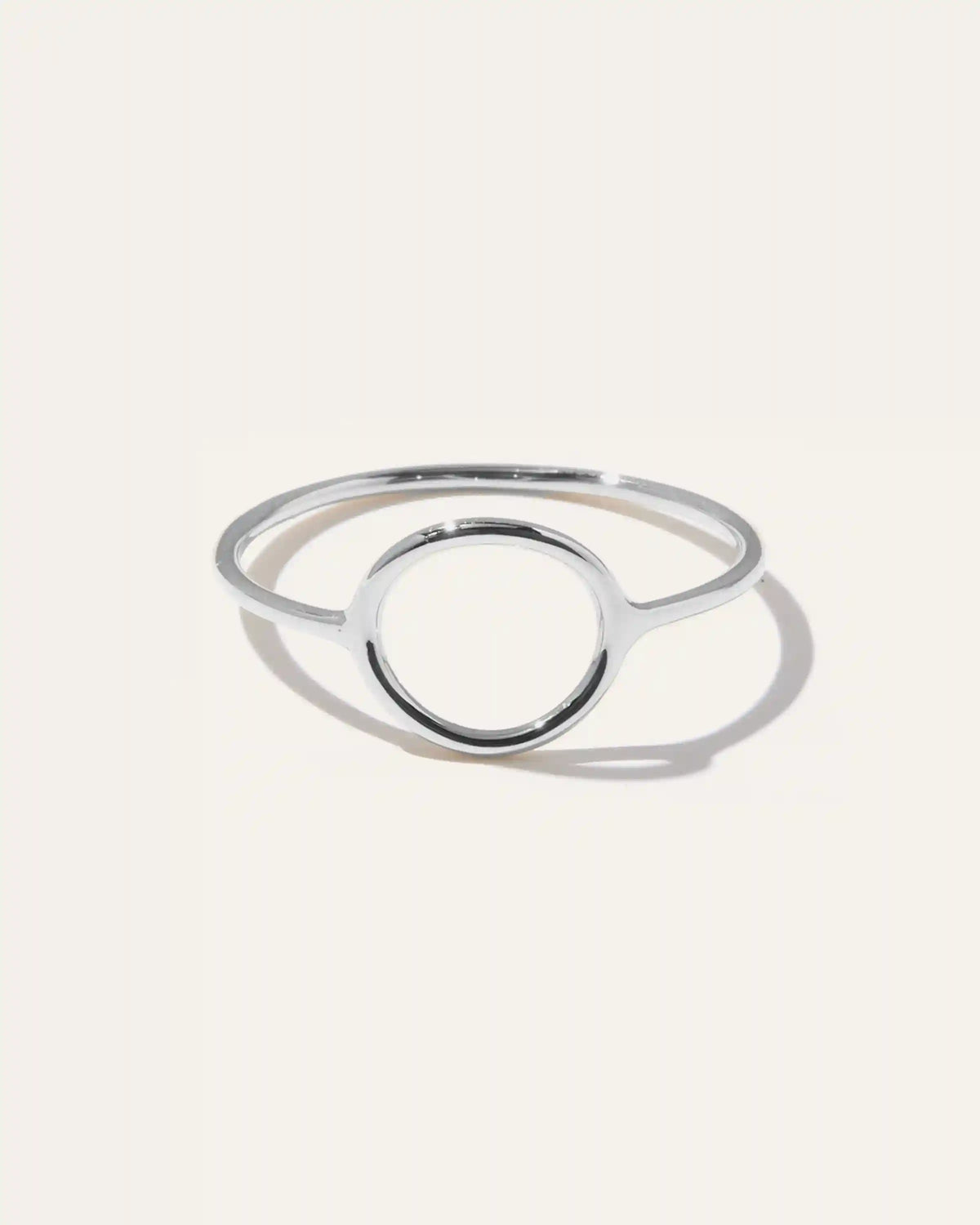 14K Gold Circle Ring