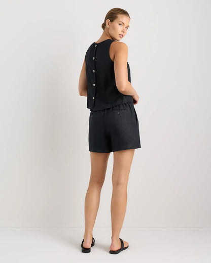 100% European Linen Trouser Shorts