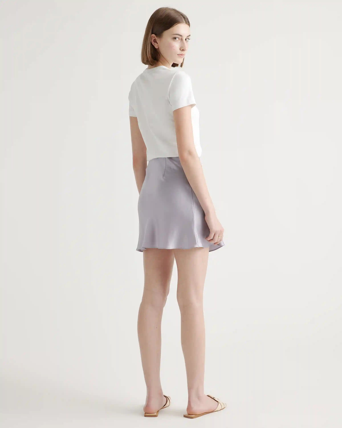 100% Washable Silk Mini Skirt