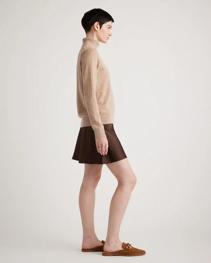 100% Washable Silk Mini Skirt