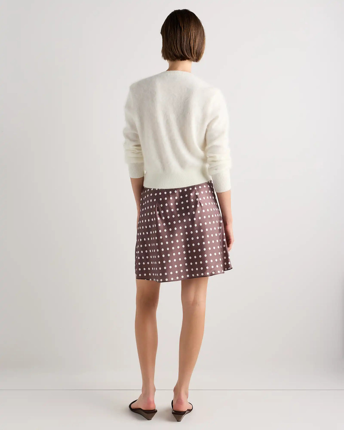 100% Washable Silk Mini Skirt