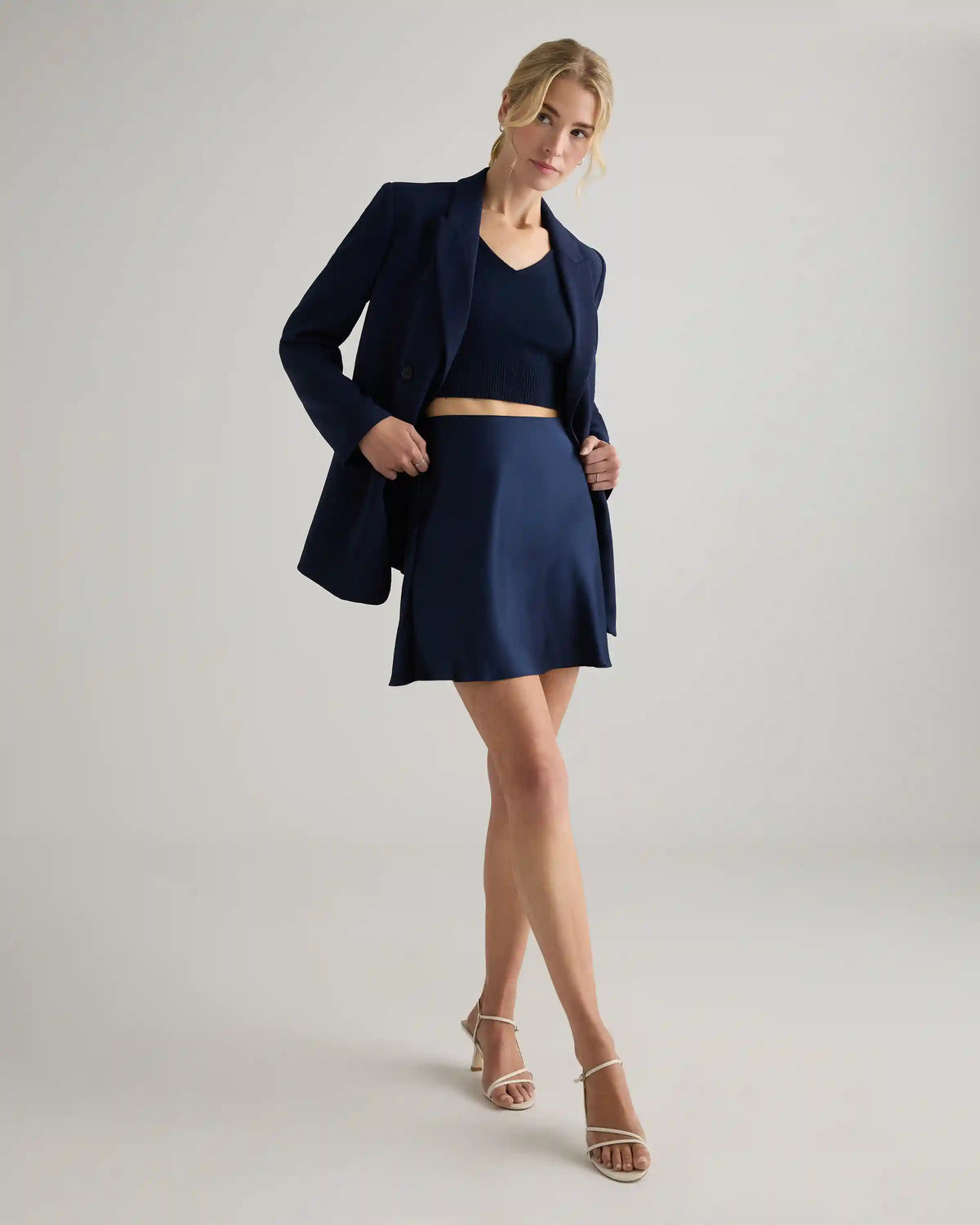 100% Washable Silk Mini Skirt