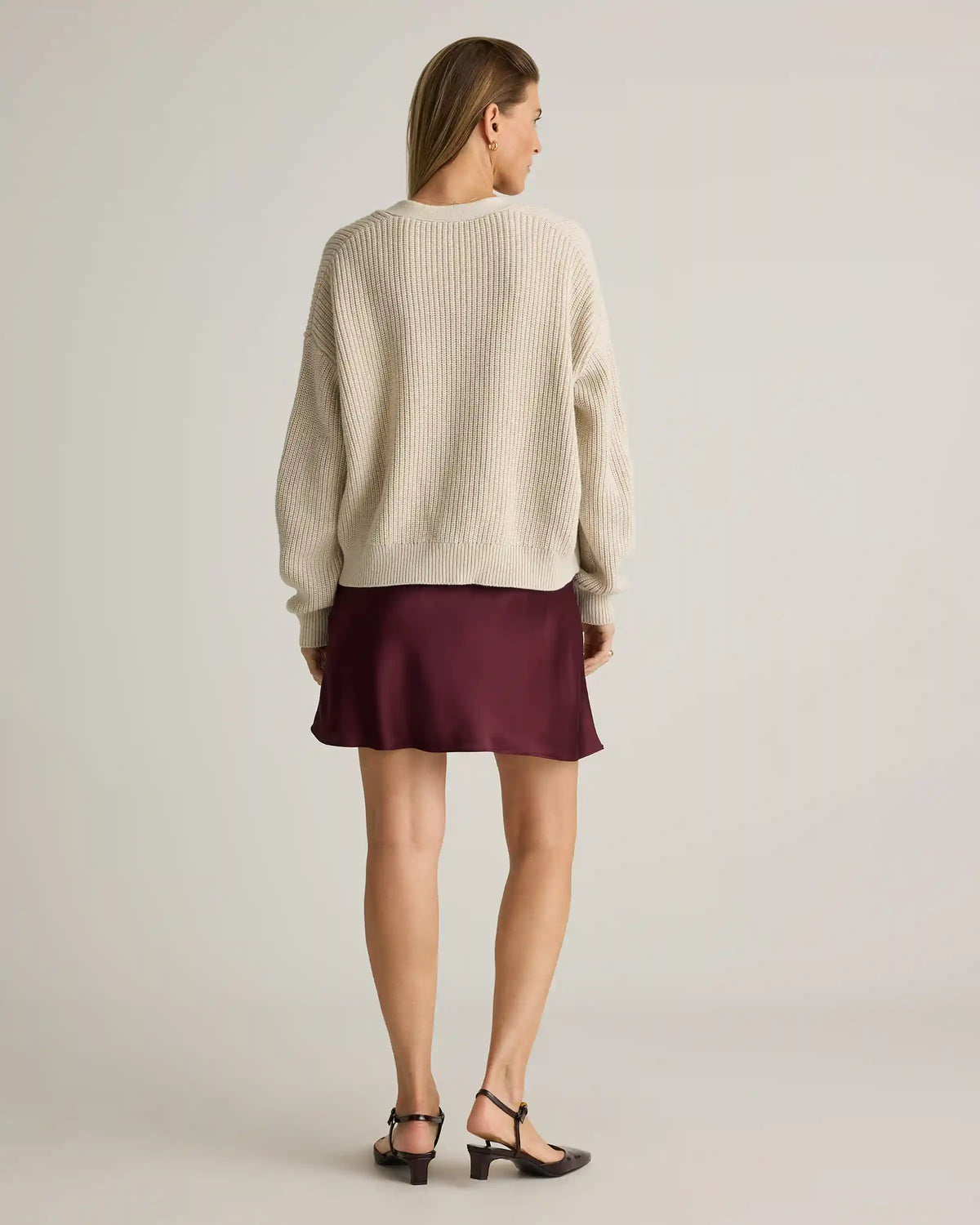 100% Washable Silk Mini Skirt