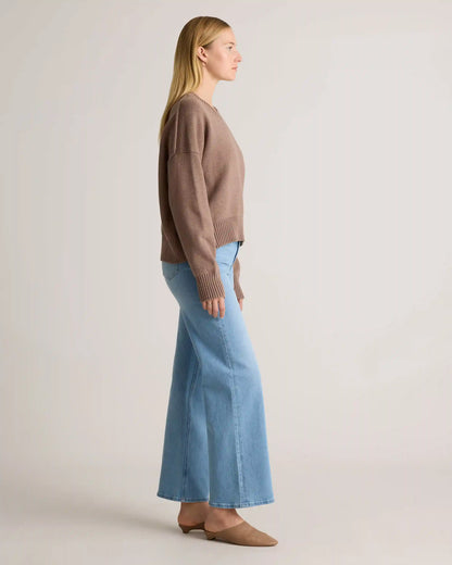 100% Organic Cotton Boyfriend Crew Sweater