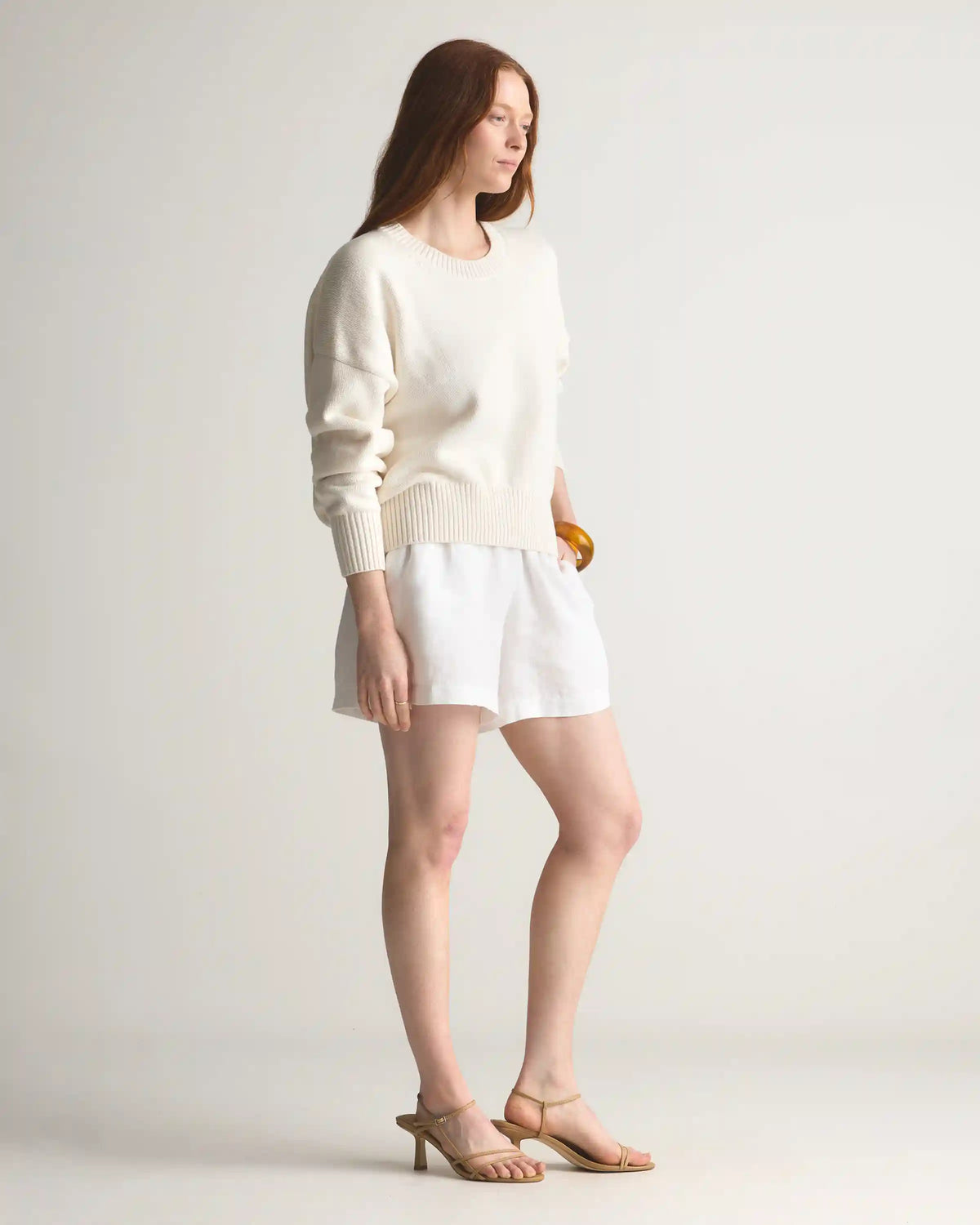 100% Organic Cotton Boyfriend Crew Sweater
