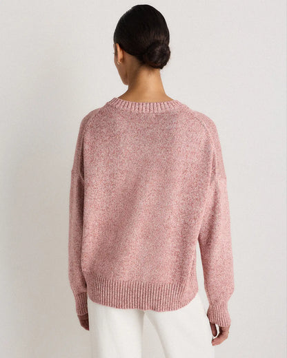 100% Organic Cotton Boyfriend Crew Sweater