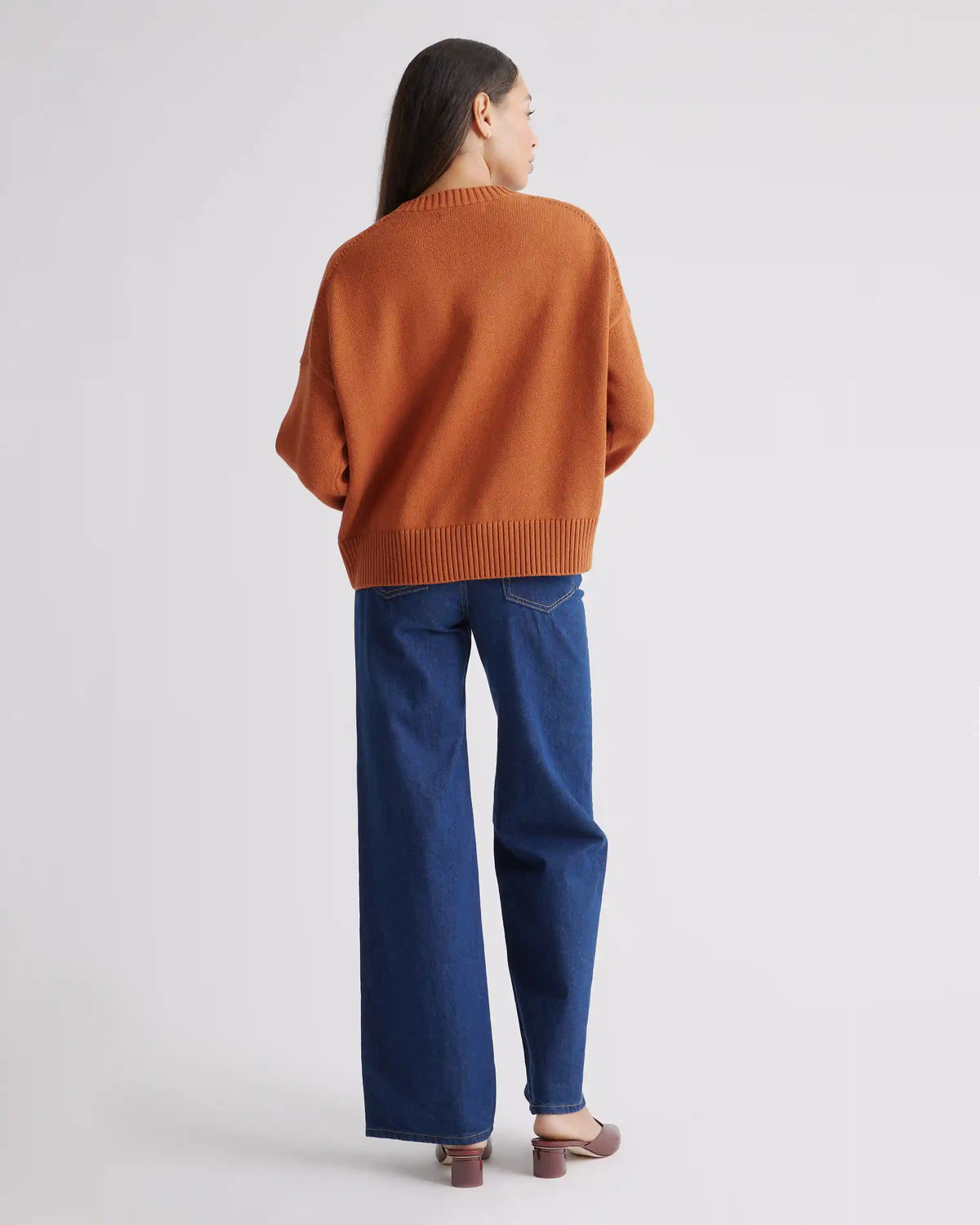 100% Organic Cotton Boyfriend Crew Sweater