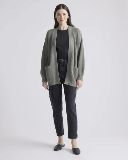 100% Organic Cotton Oversized Cardigan