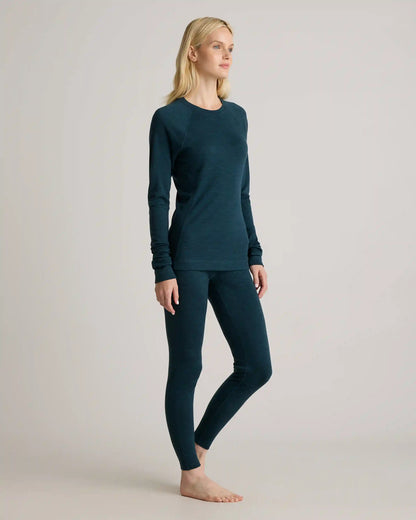 100% Merino Wool Cold Weather Base Layer 1/4 Zip