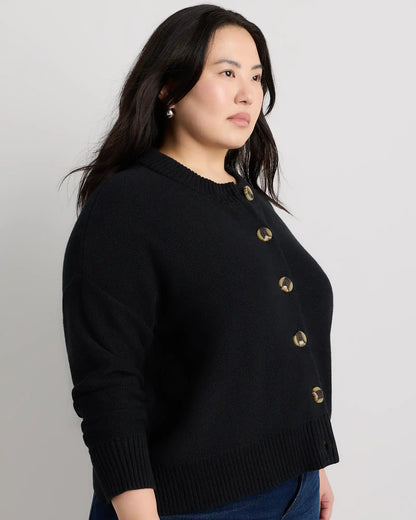 100% Organic Cotton Cropped Cardigan