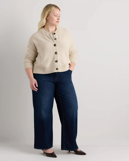 100% Organic Cotton Cropped Cardigan
