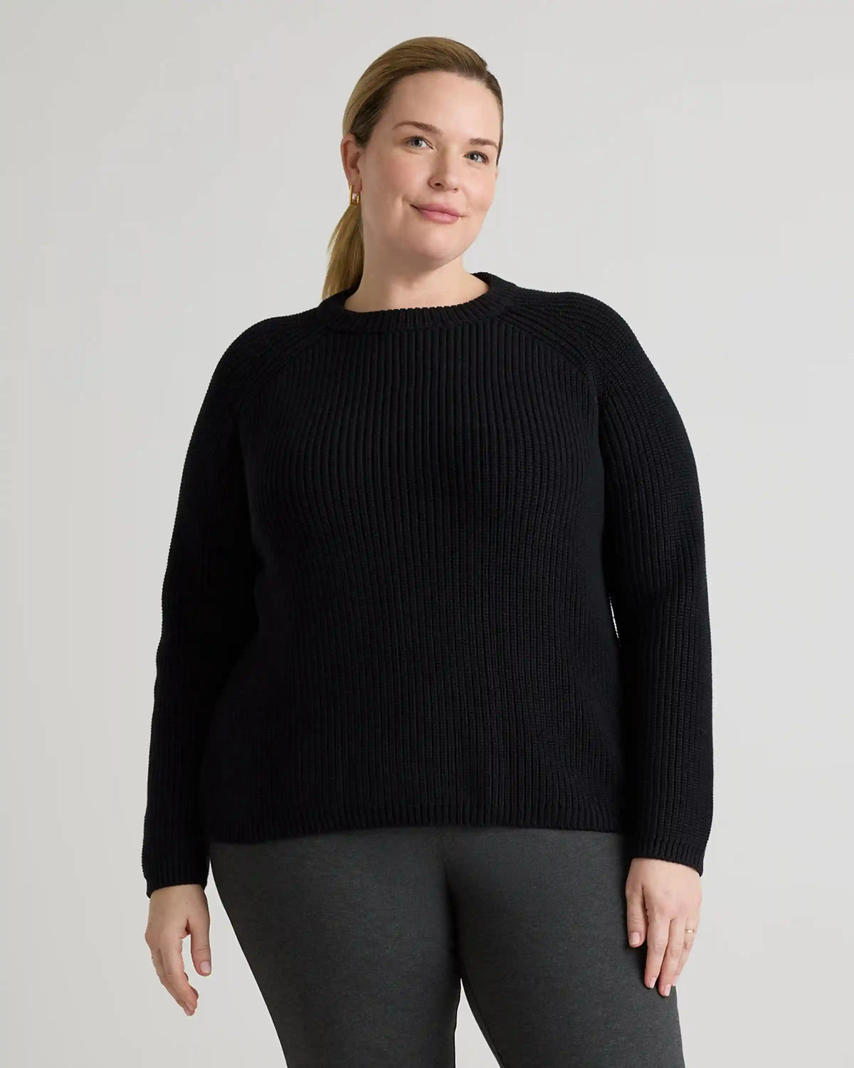 100% Organic Cotton Fisherman Crew Sweater